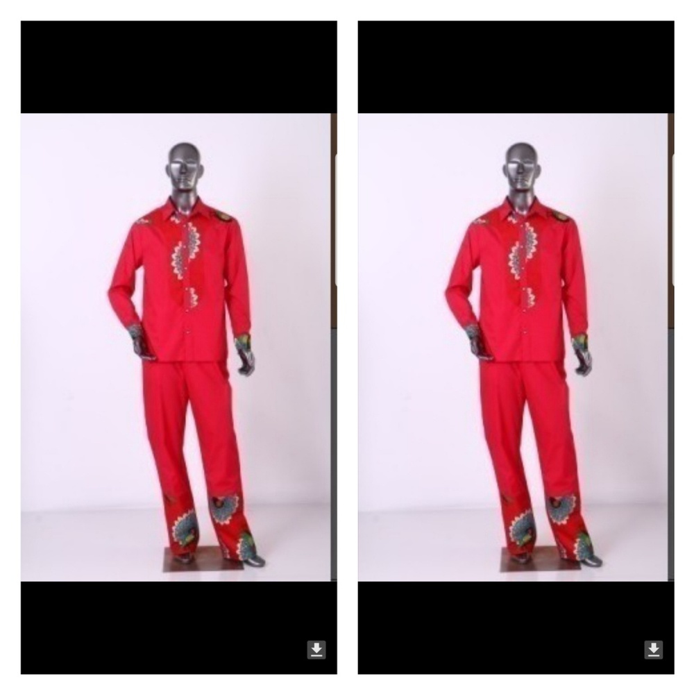 Men's African Pant Suit